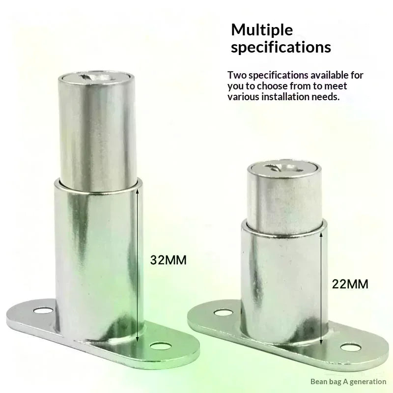 Press Type Sliding Door Lock Zinc Alloy Plunger Lock For Cabinet Drawer And Wardrobe Security